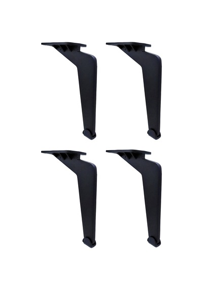 17 Cm Lama Model Siyah Metal Mobilya, Dolap, Koltuk, Tv Ünitesi Ayakları Metal 4 Adet Beyaz