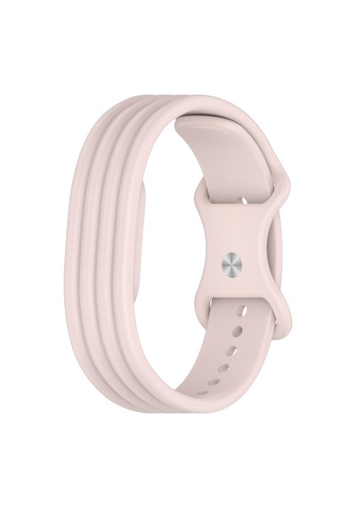 Caseonn Google Fitbit Air Kordon Premium Silikon Spor Kayış Pudra