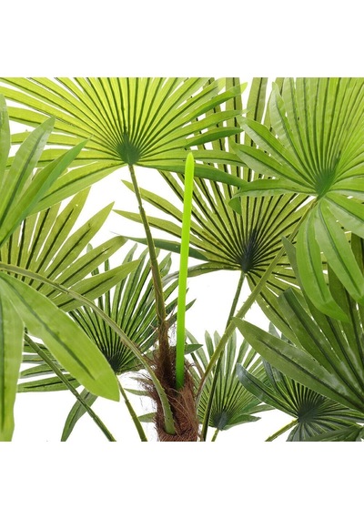 Yapay Ağaç Palmiye Ağacı 155cm Fanpalm Ağacı 12 Yaprak