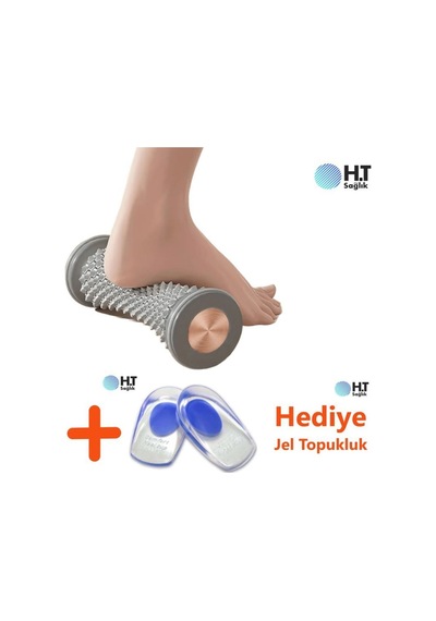 Ayak Masaj Aleti Plantar Fasiit Kas Gevşetici Yoga Fitnes Topukluk Hediyeli