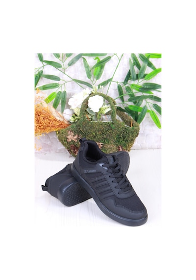 Fort 4189 Luttoon Comfort Taban Rahat Esnek Yumuşak Erkek Spor Ayakkabı Siyah