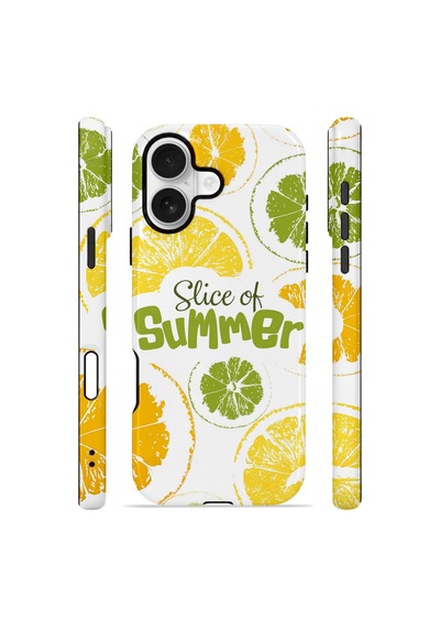 Apple iPhone Uyumlu 17 Vorian Çift Katmanlı Kılıf Slice Of Summer