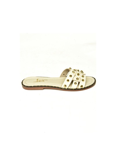Fox Shoes U291100003 Bej Hakiki Deri Kadın Terlik Bej-hakiki Deri Çok Renkli