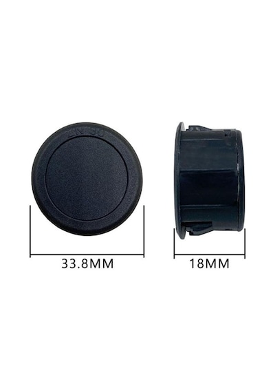 Sanec Yuvarlak Voltmetre Dc 4-100v Karavan Motosiklet Için Uygun
