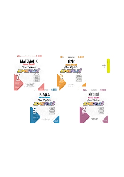 Palme 9. Sınıf Matematik Fizik Kimya Biyoloji Enerji Konu Özetli Soru Fasikülü