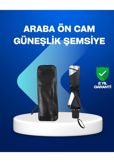 Hubrendy Tekno Yüksek Kaliteli Cam Elyaf İskeletli Araba Şemsiyesi Tüm Araçlara Uygun Diğer