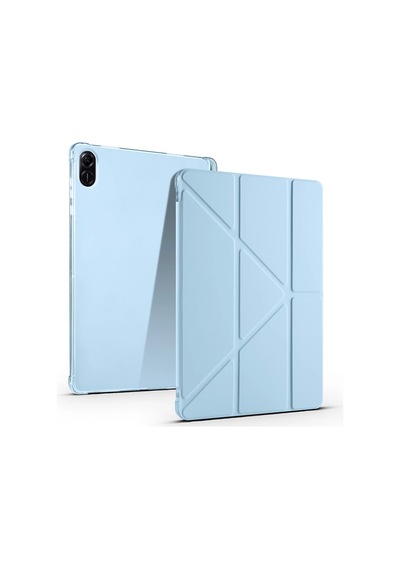 Honor Pad X8a Kılıf Zore Tri Folding Kalem Bölmeli Standlı Kılıf Klasik