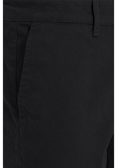 Süvari Siyah Regular Armürlü Pantolon Siyah