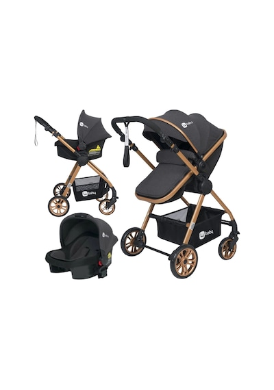 Esse Model Gold Antrasit Travel Bebek Arabası Puset