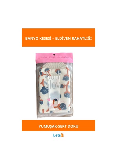 Yumuşak Dokulu Eldiven Banyo Kesesi Çok Renkli
