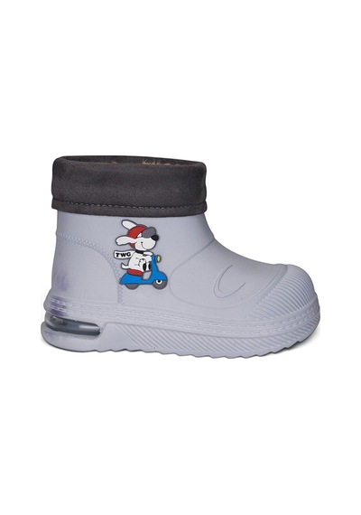 Look Life Su Geçirmez Çocuk Yağmur Botu 525 Gri