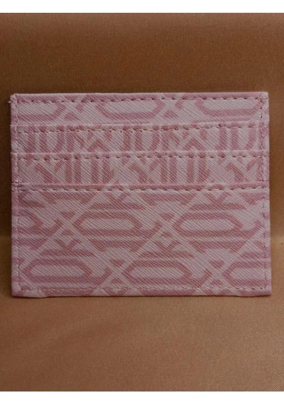 Elora Atelier Şerit Desenli Kartlık Pembe