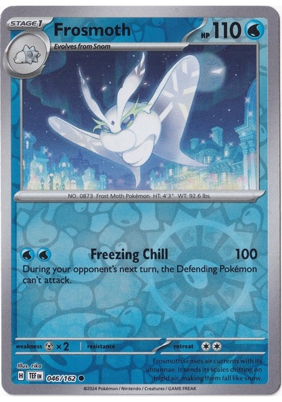 Frosmoth Reverse Holo 046/162 - Temporal Forces - Pokemon Kartı Mint