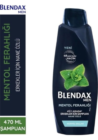 Blendax Men Mentol Ferahlığı Nane Özlü Şampuan 470 ML