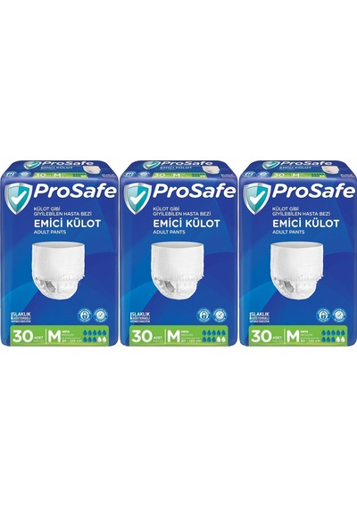 Prosafe Emici Külot Hasta Bezi Orta-medium 90 Adet 3pk 30 M