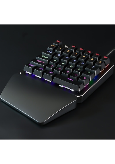 Rush SIEGE RK77 Blue Switch PUBG Oyuncu Gaming Mekanik Klavye Keypad