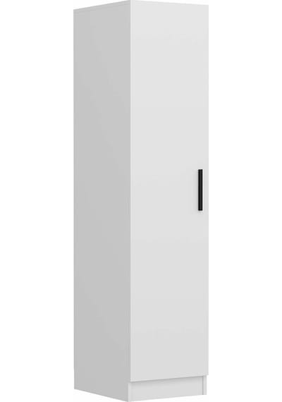 Minar Kale 1 Kapaklı Dolap Beyaz - Beyaz 210cm Beyaz
