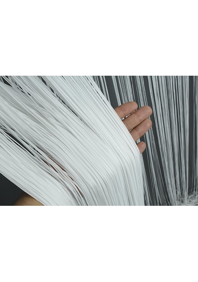 İP PERDE ZİNCİR KIRIK BEYAZ RENK 300 x 280 CM