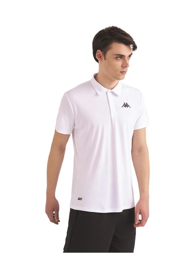 Kappa Erkek Polo Yaka Tişört Kombat Poly Polo Tk 331D53W-Beyaz