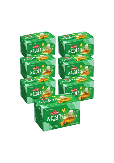 Mod Yeşil De-toks Bardak Poşet Çay 2x20 40gr. Yedili Paket