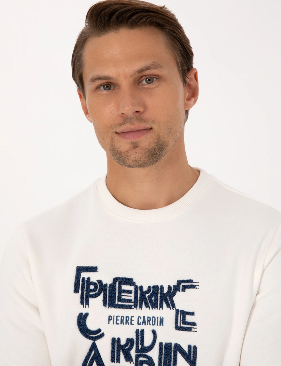 Pierre Cardin Erkek Ekru Sweatshirt 50313914-vr019 Ekru