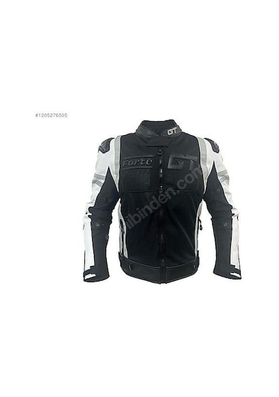 Forge Gt Forte Gt 2003001 Titan White Hörgüçlü Motosiklet Montu Beyaz - Siyah