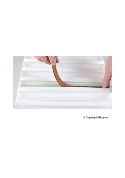 32.145.87.0065 Silikomart Modular Flex Wave Silikon Kalıp Kahverengi