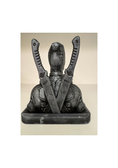 3d Deadpool Boyanmış Dekoratif - Hediyelik Figür