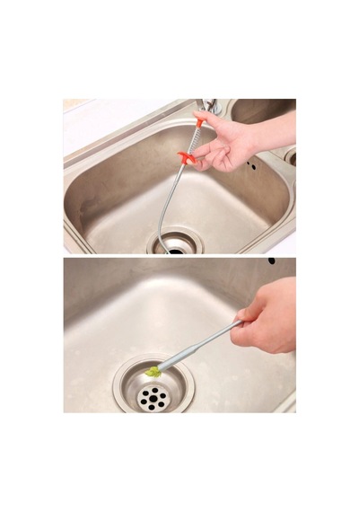 Cmt Esnek Lavabo Banyo Küvet Tıkanıklık Açıcı Tel Tıkanma Önleyici