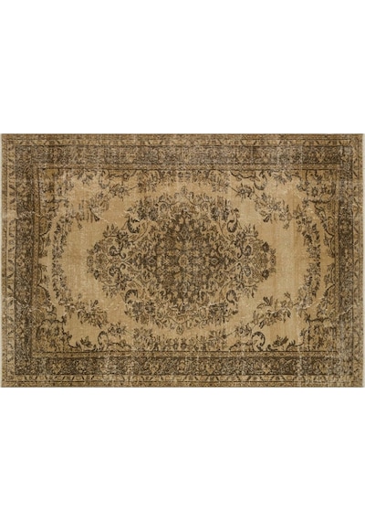 Eşsiz 100% Yün El Dokuma Vintage Halı 169 X 245 Cm 9549