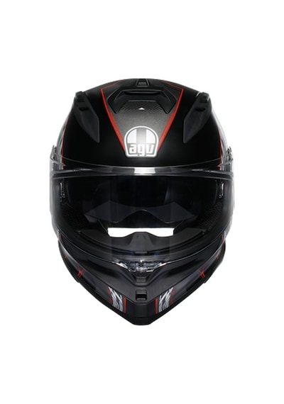 Agv K7 MPLK Kyber Motosiklet Kaskı Siyah - Kırmızı