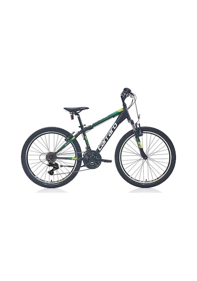 Carraro Speed 240 Erkek Dağ Bisikleti 360h V 24 Jant 21 Vites Mat Siyah Yeşil Koyu Yeşil Siyah