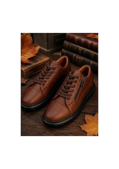 Genel Markalar Erkek Fermuarlı Casual Sneaker Suni Deri Günlük Spor Ayakkabı Old School Tasarım Siyah / Taba 40-44 Taba Genel Markalar Erkek Fermuarlı Casual Sneaker Suni Deri Günlük Spor Ayakkabı Old School Tasarım Siyah / Taba 40-44 Taba