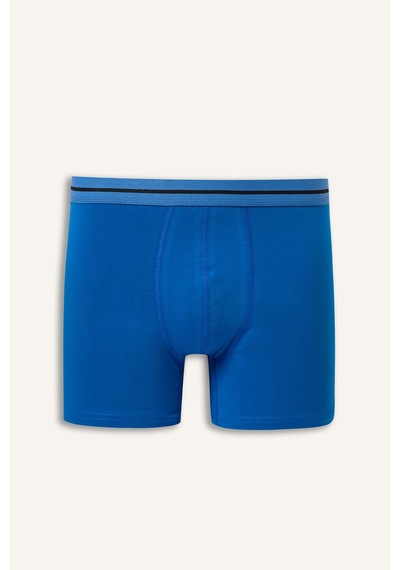 Defacto Regular Fit Grafiti Desenli Beli Lastikli 3lü Boxer I3323ax26aube333 Mavi-be333