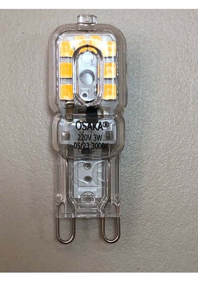 3 Adet Osaka Dimmer Uyumlu G9 Led 220v 3w 200 Lümen 3000kelvin