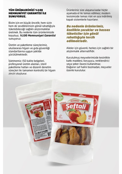 Kurutulmuş Şeftali 60 G