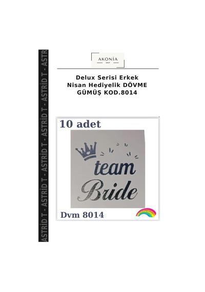 Delux Serisi Erkek Nisan Hediyelik Dövme Gümüş Kod.8014