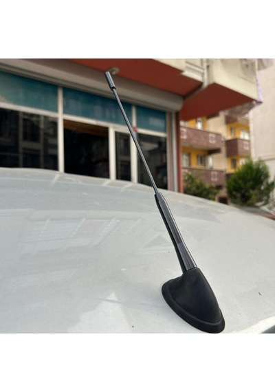 Oto Anten Siyah Tavan Anteni Ve Gövde Takımı Uzun Kısa Ayarlanabilir Tüm Araçlara Uyar
