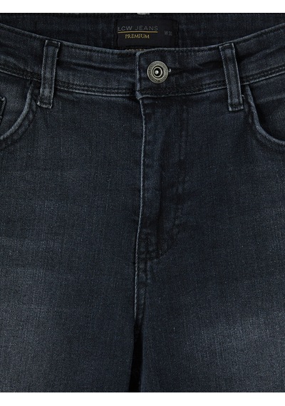 Lcw Jeans Antrasit Slim Fit Erkek Jean Şort