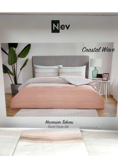 Özdilek Nev Serisi -mavi Coastal Wave- Tek Kişilik Nevresim Takımı Mavi