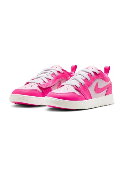 Nike Jordan 1 Low Alt Leather Sneakers Hakiki Deri Bantlı Cırtlı Kız Çocuk Spor Ayakkabı Pembe Nike Jordan 1 Low Alt Leather Sneakers Hakiki Deri Bantlı Cırtlı Kız Çocuk Spor Ayakkabı Pembe