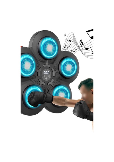 Yeni Nesil Şarjlı Bluetooth Müzikli Fitness Spor Egzersiz Aleti Yumruk Hızlandırma Geliştirme Aleti