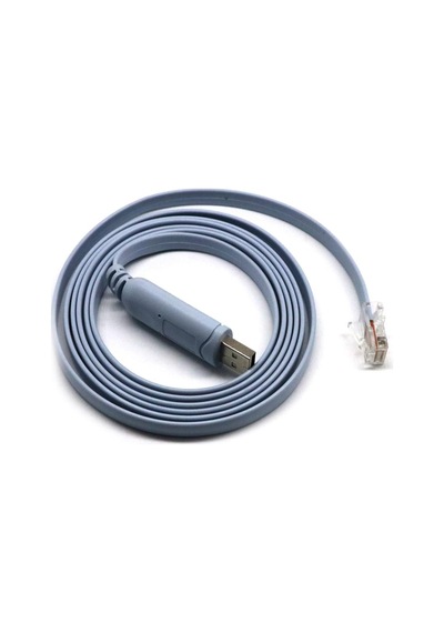 Usb - Rj45 Konsol Kablosu 1,8 M Soket - Cisco Router İçin Standart