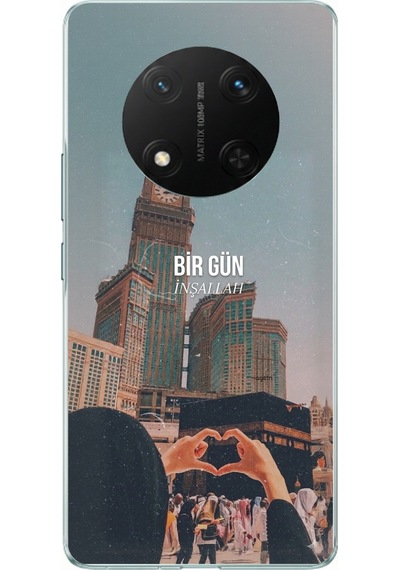 Honor X9c Uyumlu Kabe Sevdası Baskılı Silikon Kılıf Renkli