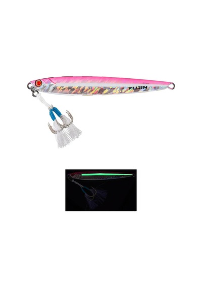Fujin Valhalla Darksea 80gr Metal Jig Yem - Mt18 Pink Glow Line