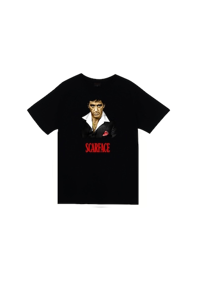 Scarface Tony Montana Tişört Siyah