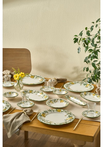 Emsan Limonelle 32 Parça 6 Kişilik Kahvaltı Set Sarı