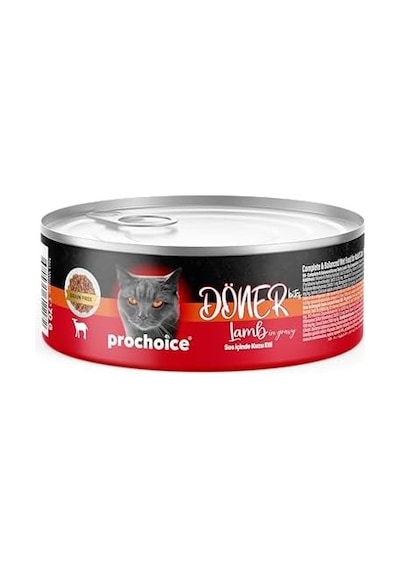 Prochoice Döner Lamb, Sos İçinde Kuzu Etli Tam & Dengeli Yetişkin Kedi Maması 70 Gr X 12 Adet 103 Ivory