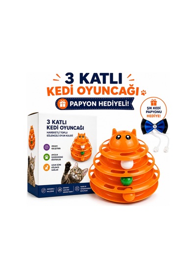 Pawia Üç Katlı Oyuncak-turuncu