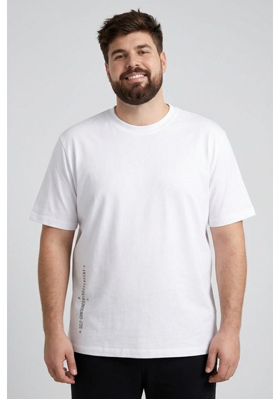 Baskılı Rahat Form 2li Paket Siyah-beyaz Büyük Beden Erkek T-shirt - 88472 Siyah - Beyaz Baskılı Rahat Form 2li Paket Siyah-beyaz Büyük Beden Erkek T-shirt - 88472 Siyah - Beyaz